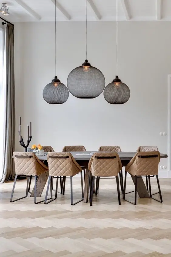 beautiful modern dining room
