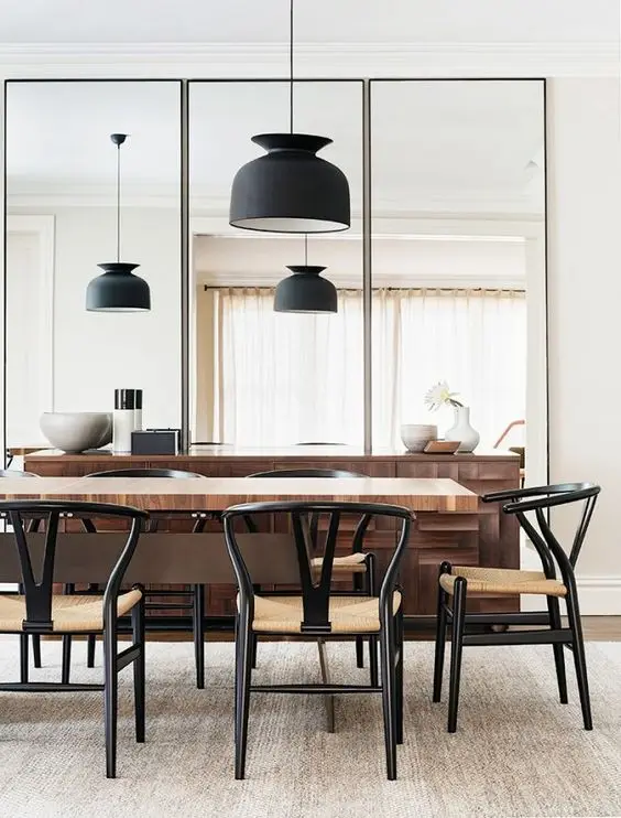 modern dining room