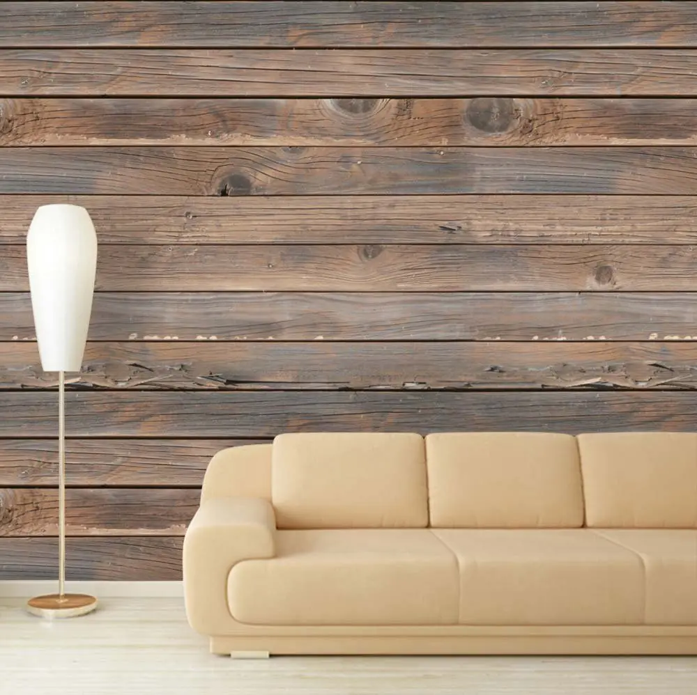 wood wallpaper design for home