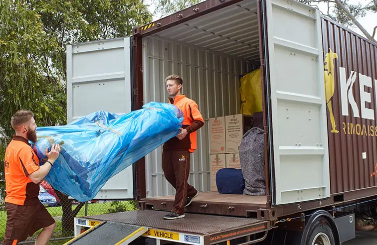 movers and storage facility