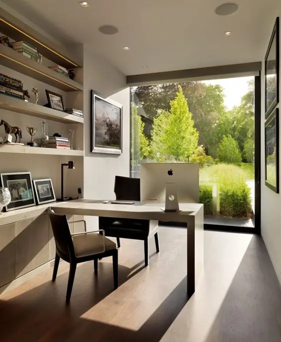 home office with a view