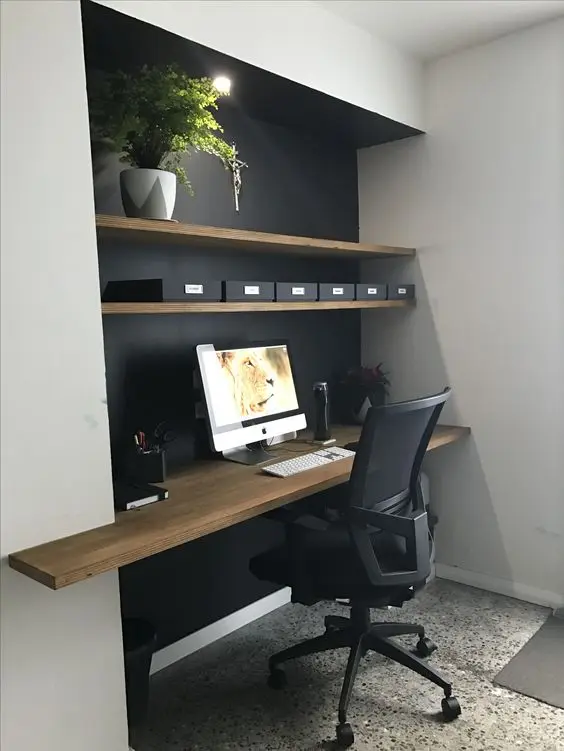 modern minimalist home office