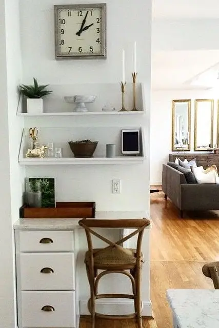 modern home office nook