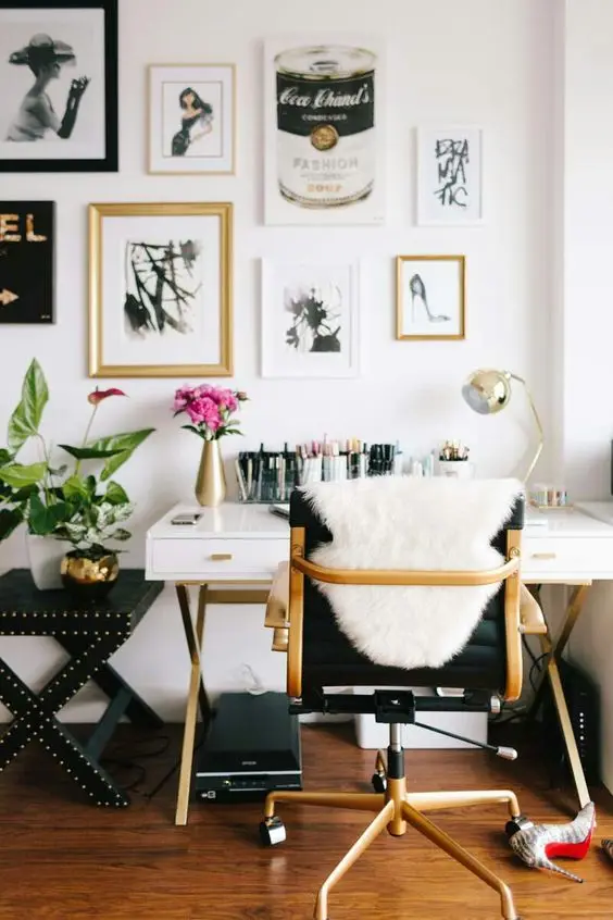 creative home office nook