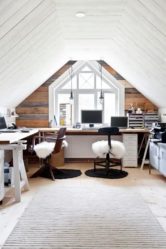 attic home office