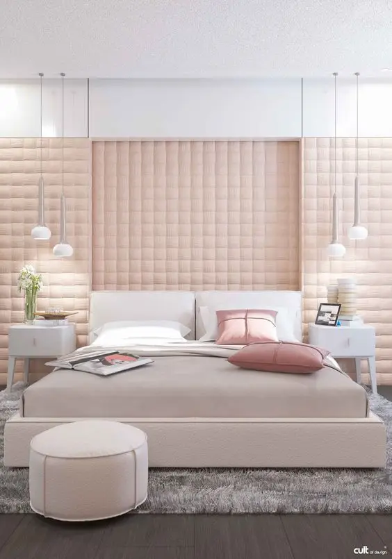 Pink Princess bedroom: Not too pink, not too white, just radiantly lovely. This bedroom is perfect for girls who love a posh
