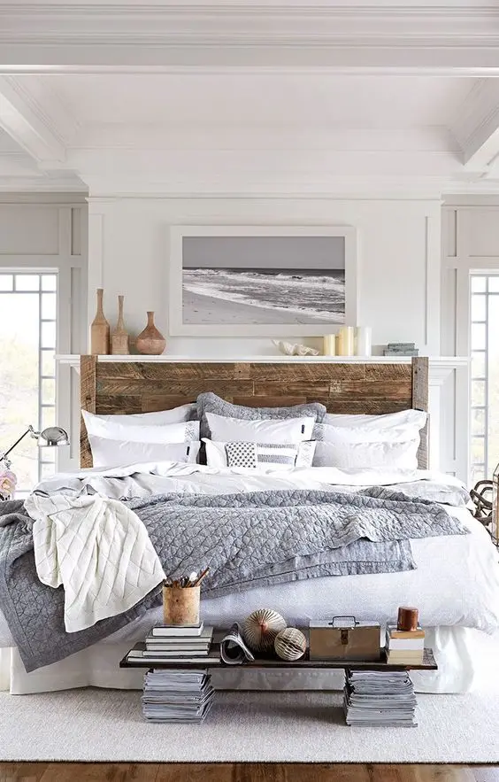 modern rustic farmhouse bedroom