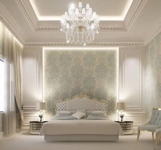 classic ornate luxurious bedroom