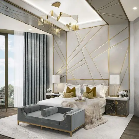 opulent and luxurious bedroom