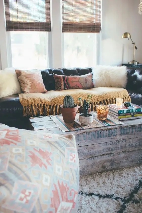bohemian living room