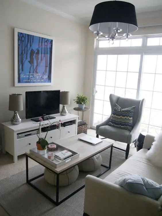small elegant living room