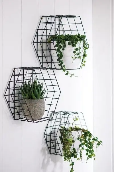 steel mesh planters