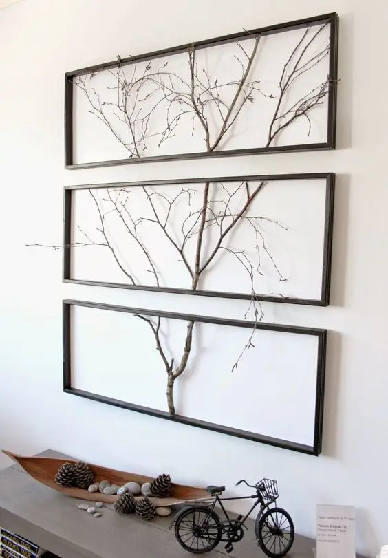 framed twig branch
