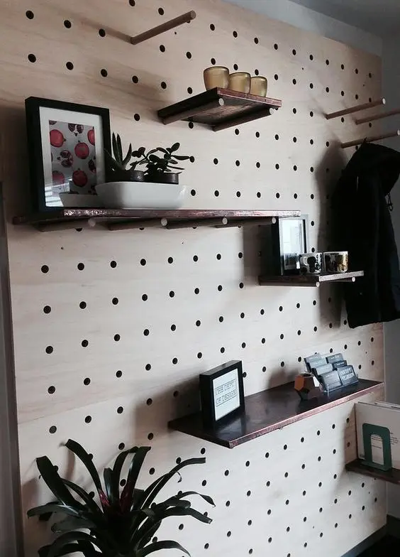 pegboard panel