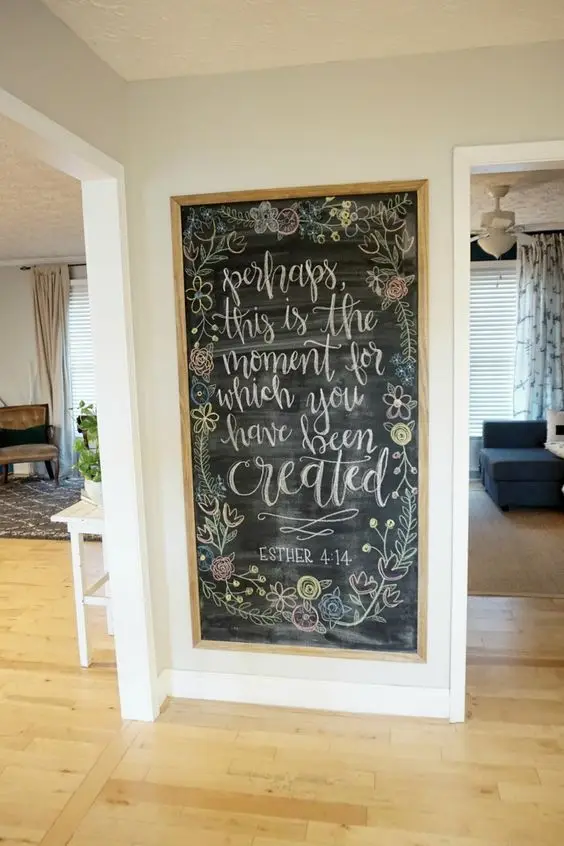 chalkboard wall