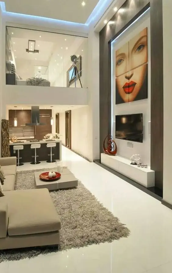 Glass Walls loft bedroom: Chic and luxurious. This is home to the stylish, confident and smart. Make your mark with an