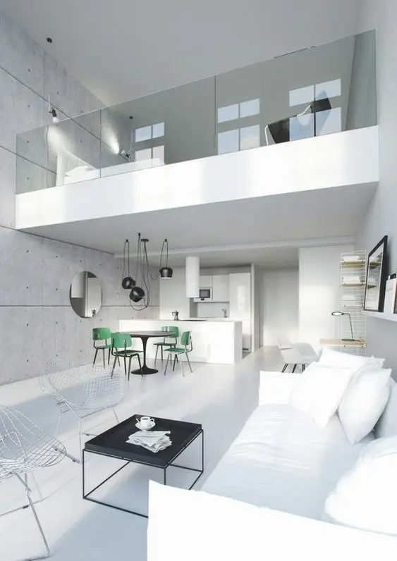 elegant apartment with loft
