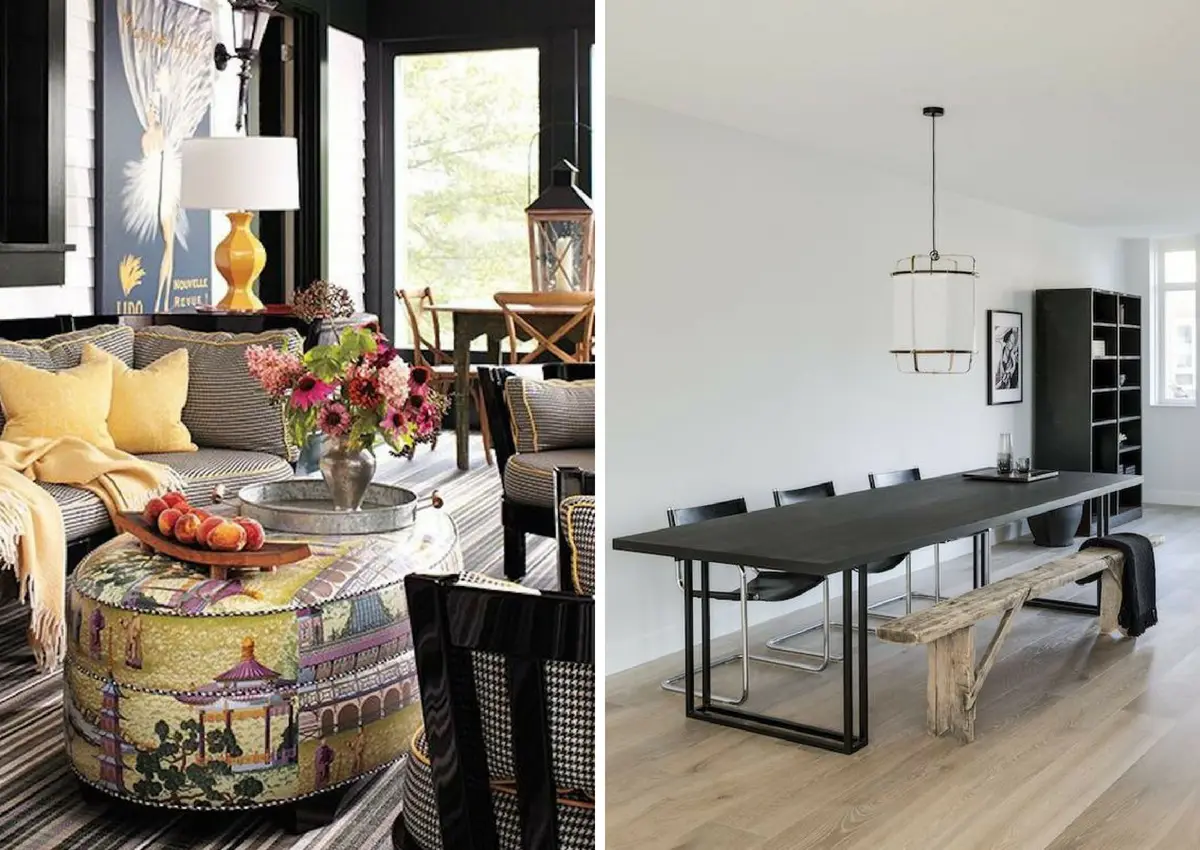 maximalist furniture vs minimalist furniture