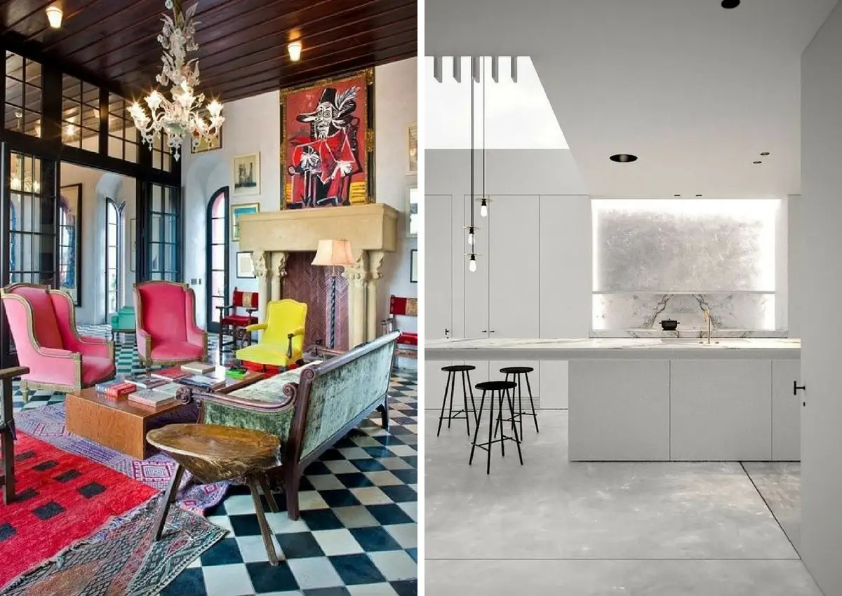 maximalist floors vs minimalist floors