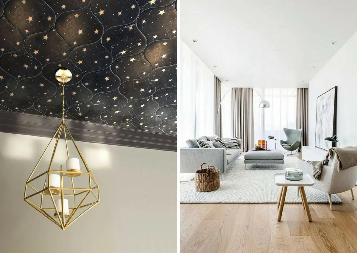 maximalist ceiling vs minimalist ceiling