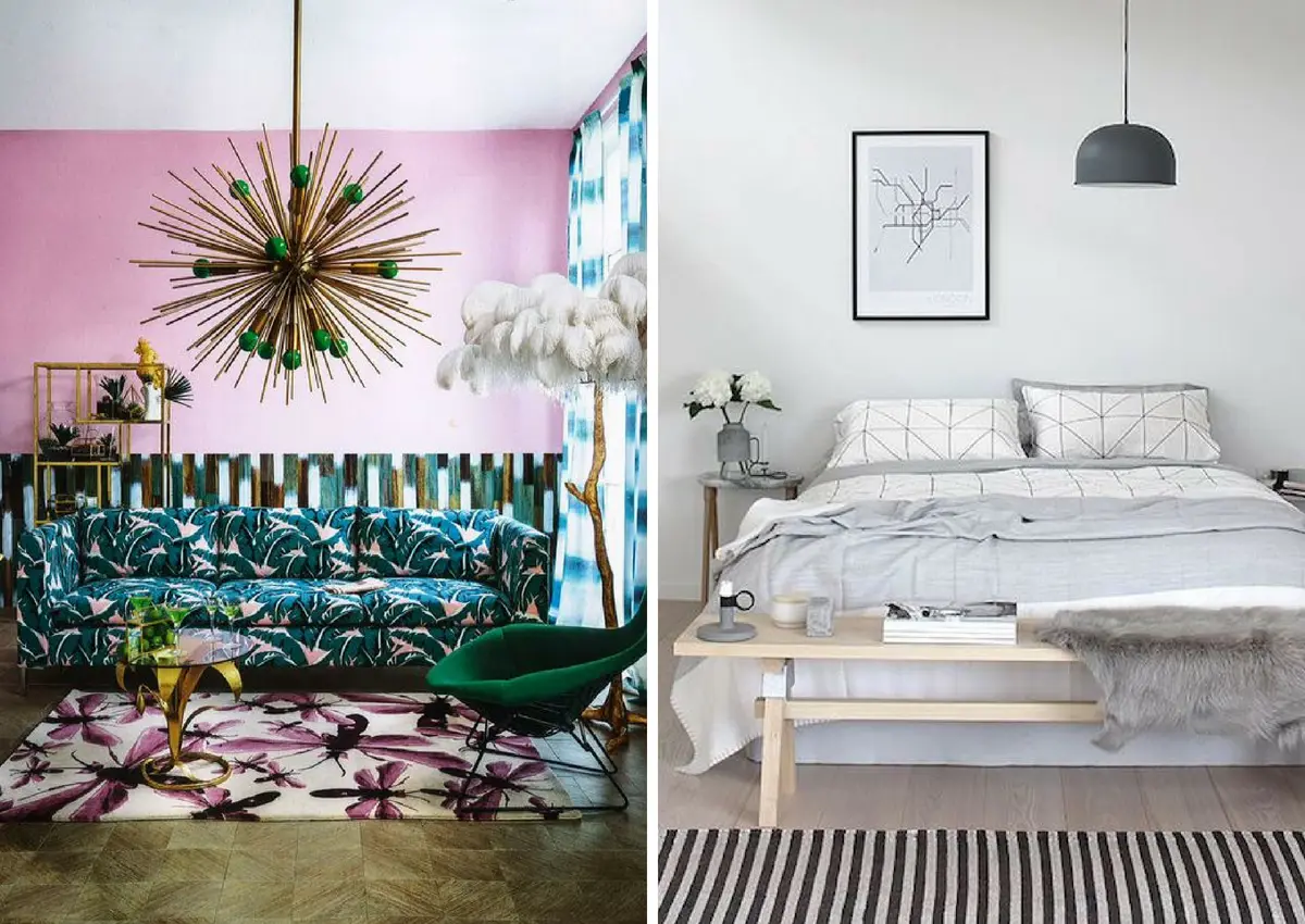 maximalist prints vs minimalist prints