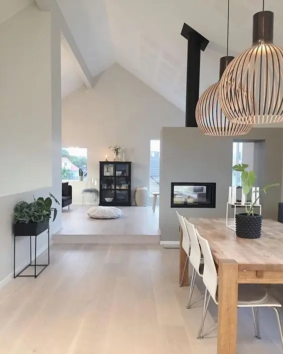 rustic minimalist interiors