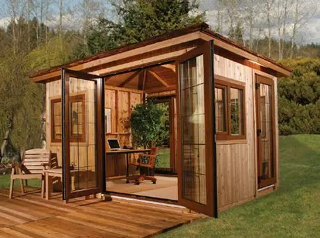 small backyard office