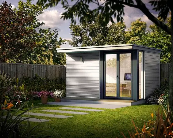private backyard office