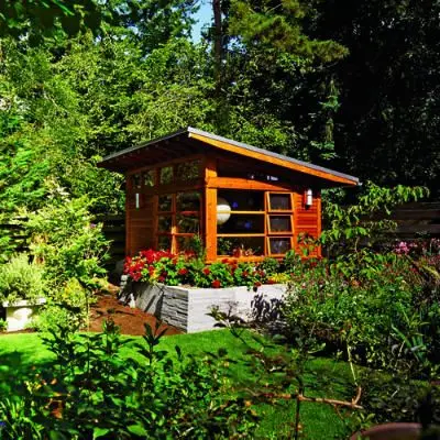 backyard office