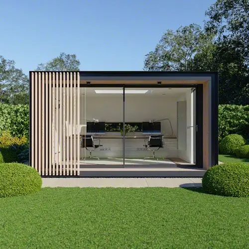 modern backyard office