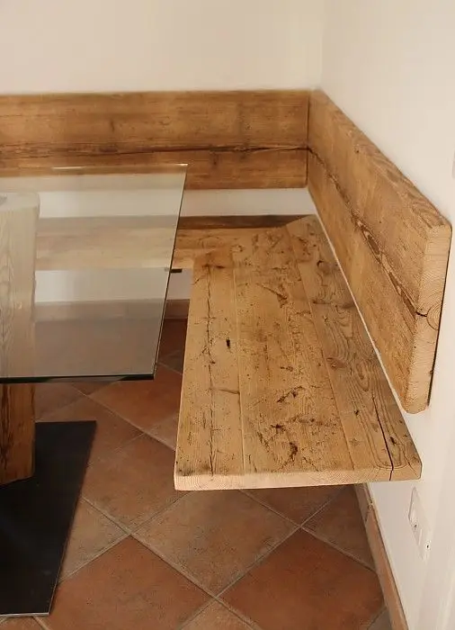 DIY floating benches