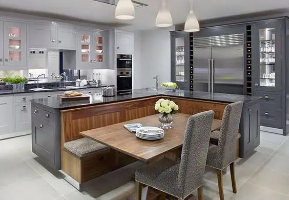kitchen and breakfast nook