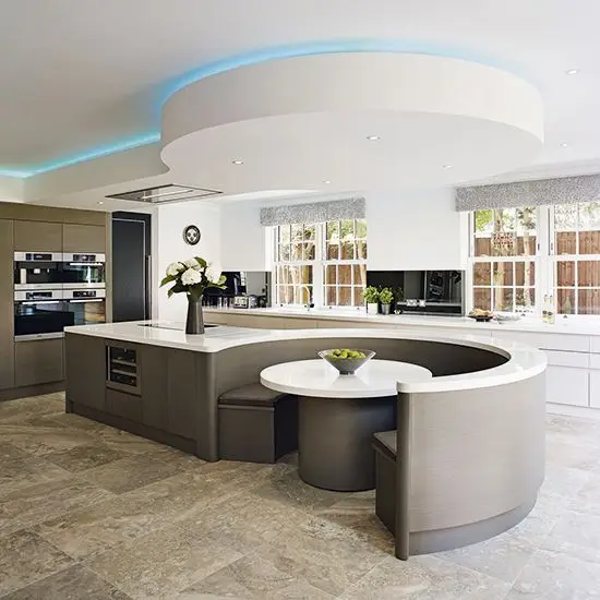 modern breakfast booth