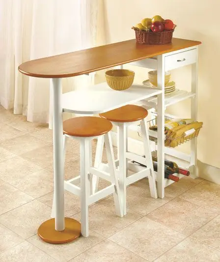 breakfast bar and caddy