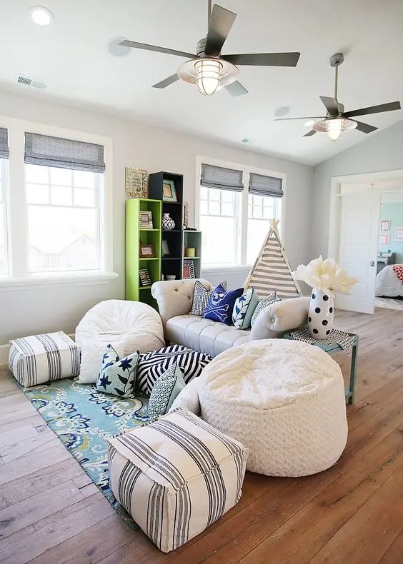 pillow family room