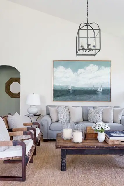 vintage coastal family room