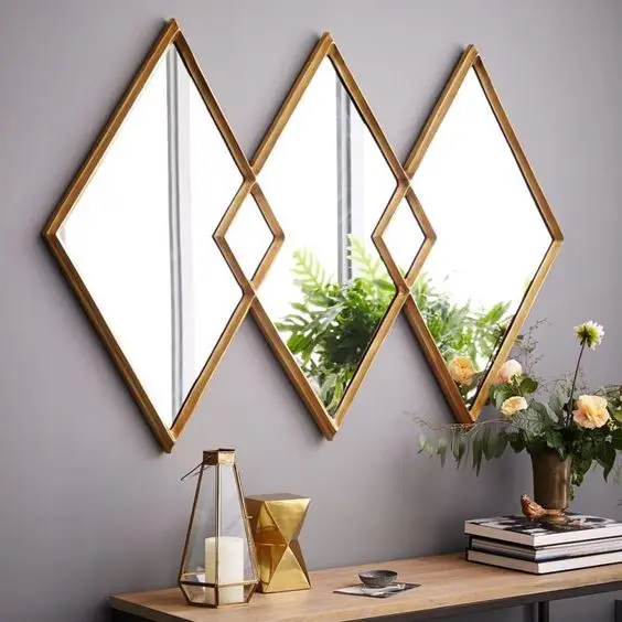 mirror wall accent