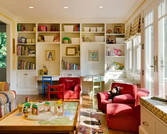 study and family room