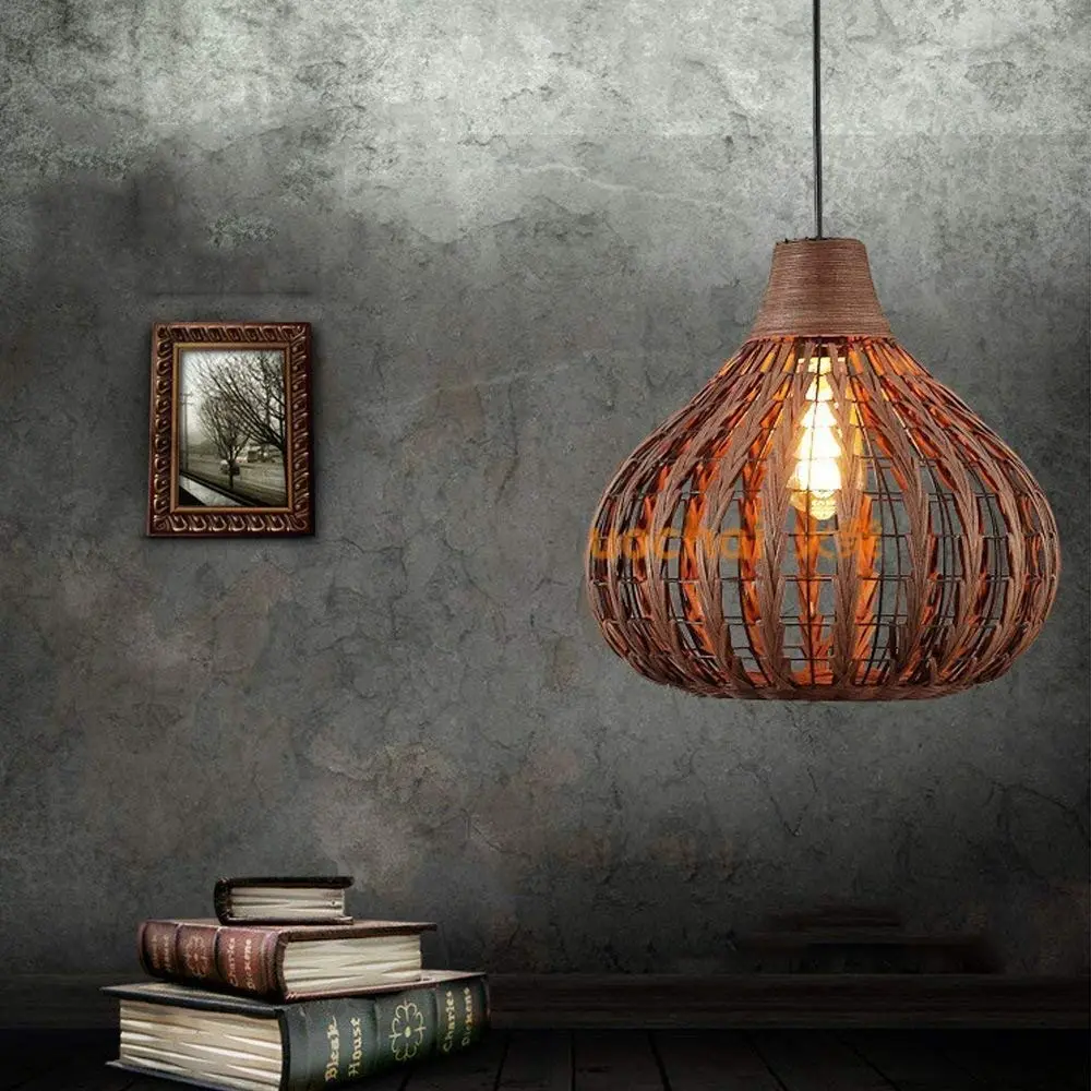 bamboo pendant light