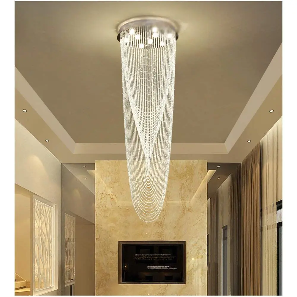 delicate cascading chandelier