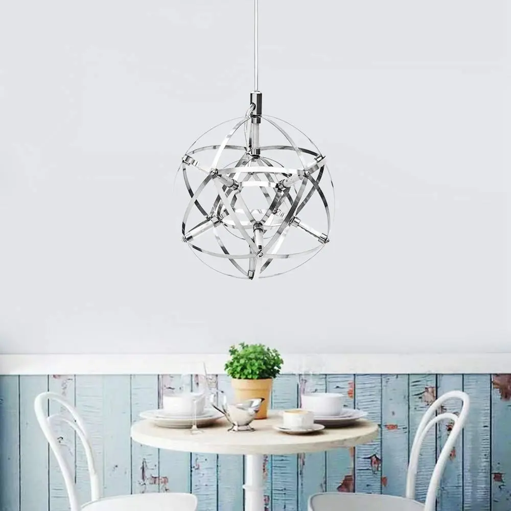 chic silver chandelier