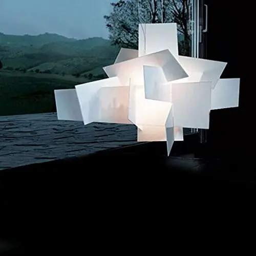 modern panel chandelier