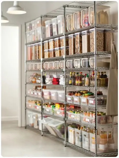 steel shelves