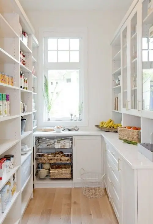 classic white pantry