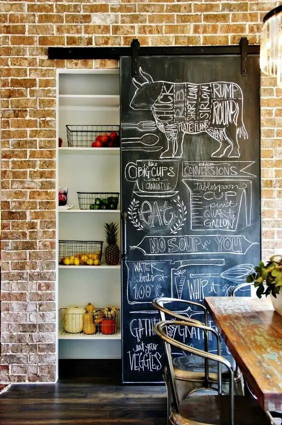 rustic kitchen pantry
