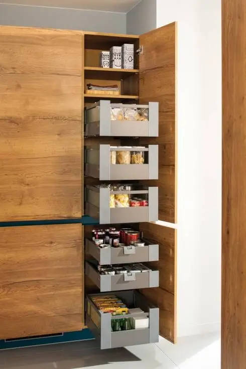 modern rustic pantry