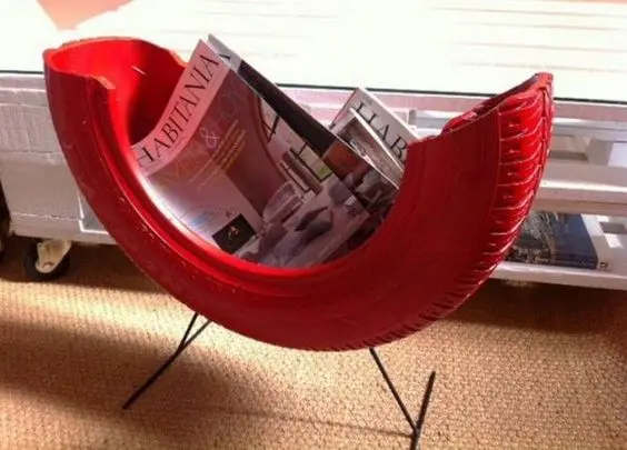 tire magazine holder