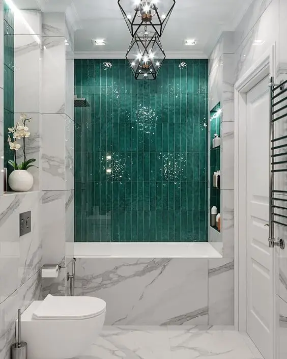 elegant and luxurious bathroom