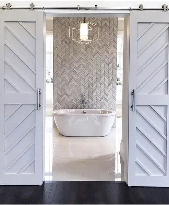 modern farmhouse bathroom