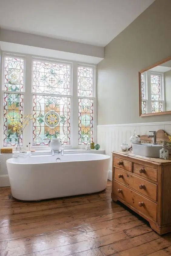 stained glass windows